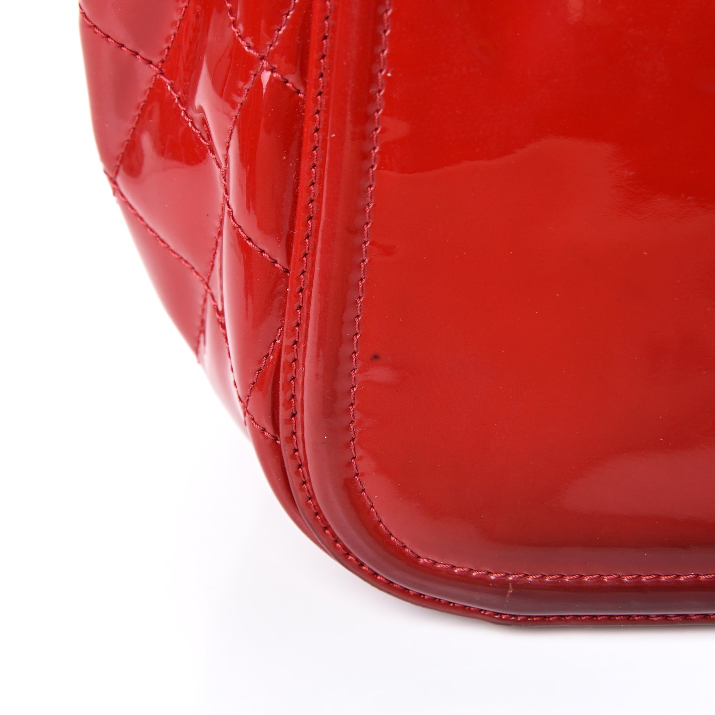 Vinyl CC Lipstick Accordion Flap Red