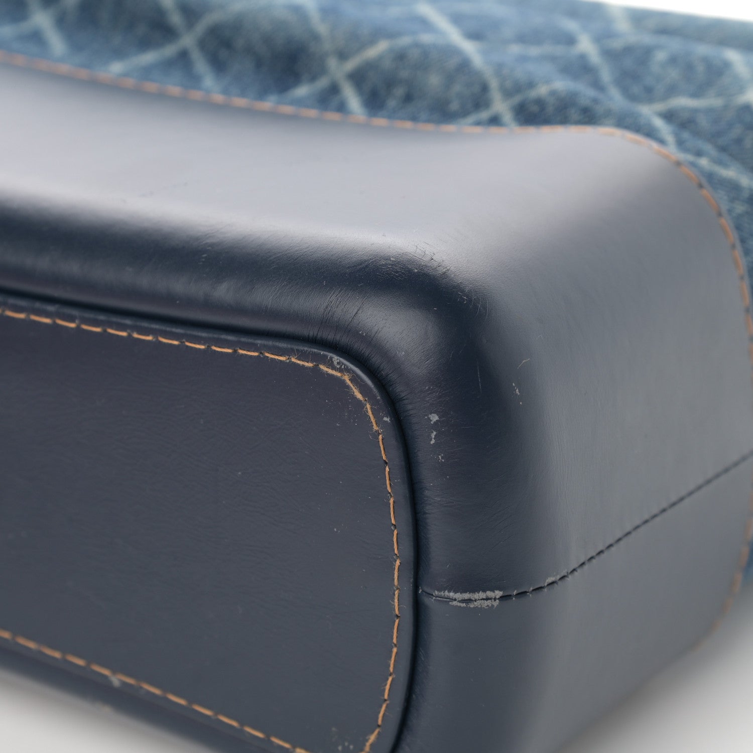 Chanel Denim Calfskin Medium Gabrielle Hobo Blue 10 of 16