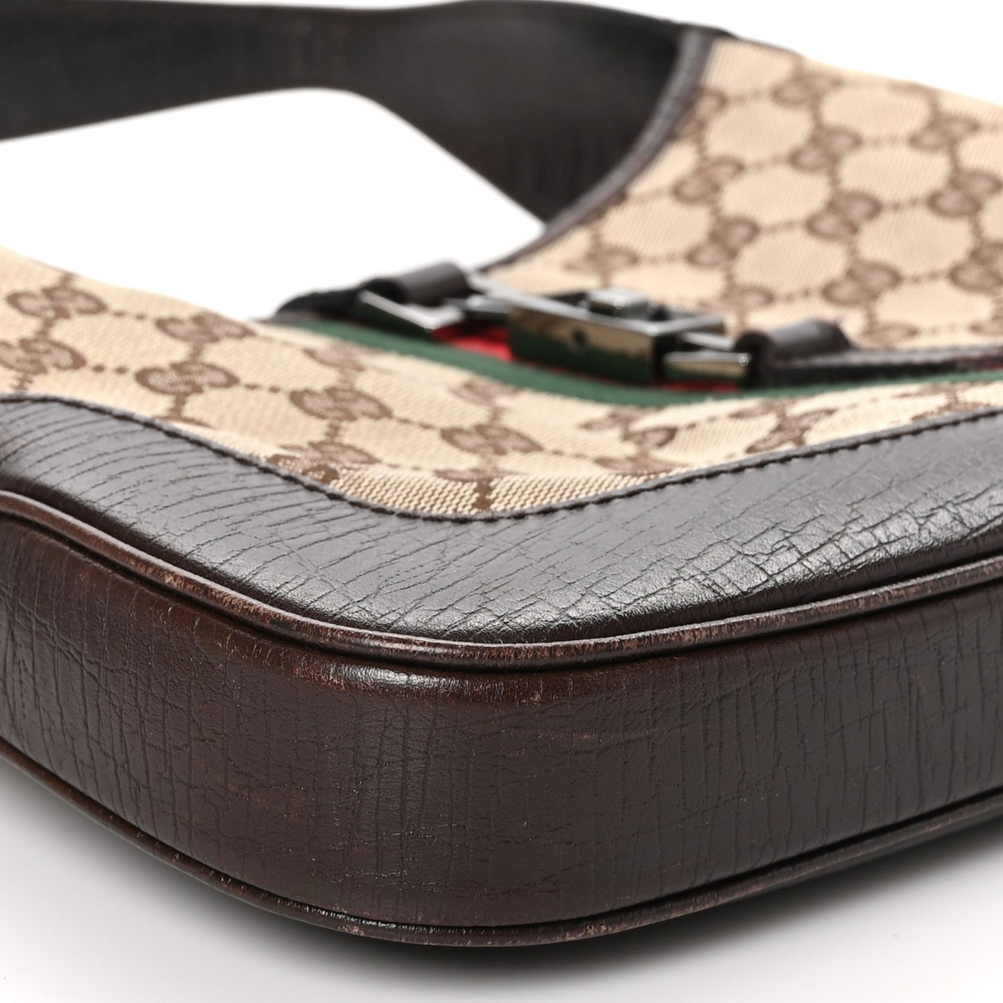 Monogram Web Jackie O Hobo Dark Brown