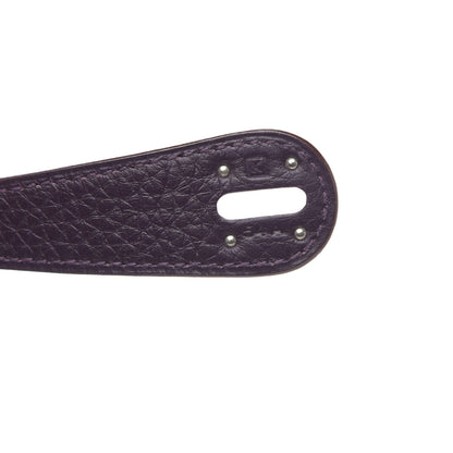 Hermes Taurillon Clemence Lindy 30 Raisin 7 of 11