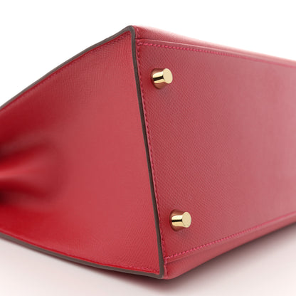 Hermes Epsom Kelly Sellier 35 Rouge Casaque 9 of 11
