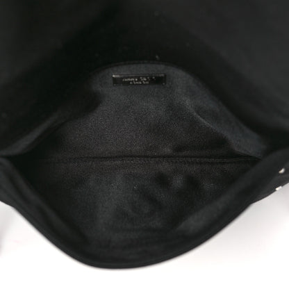 Jimmy Choo Satin Crystal Embellished Titania Clutch Black 4 of 9