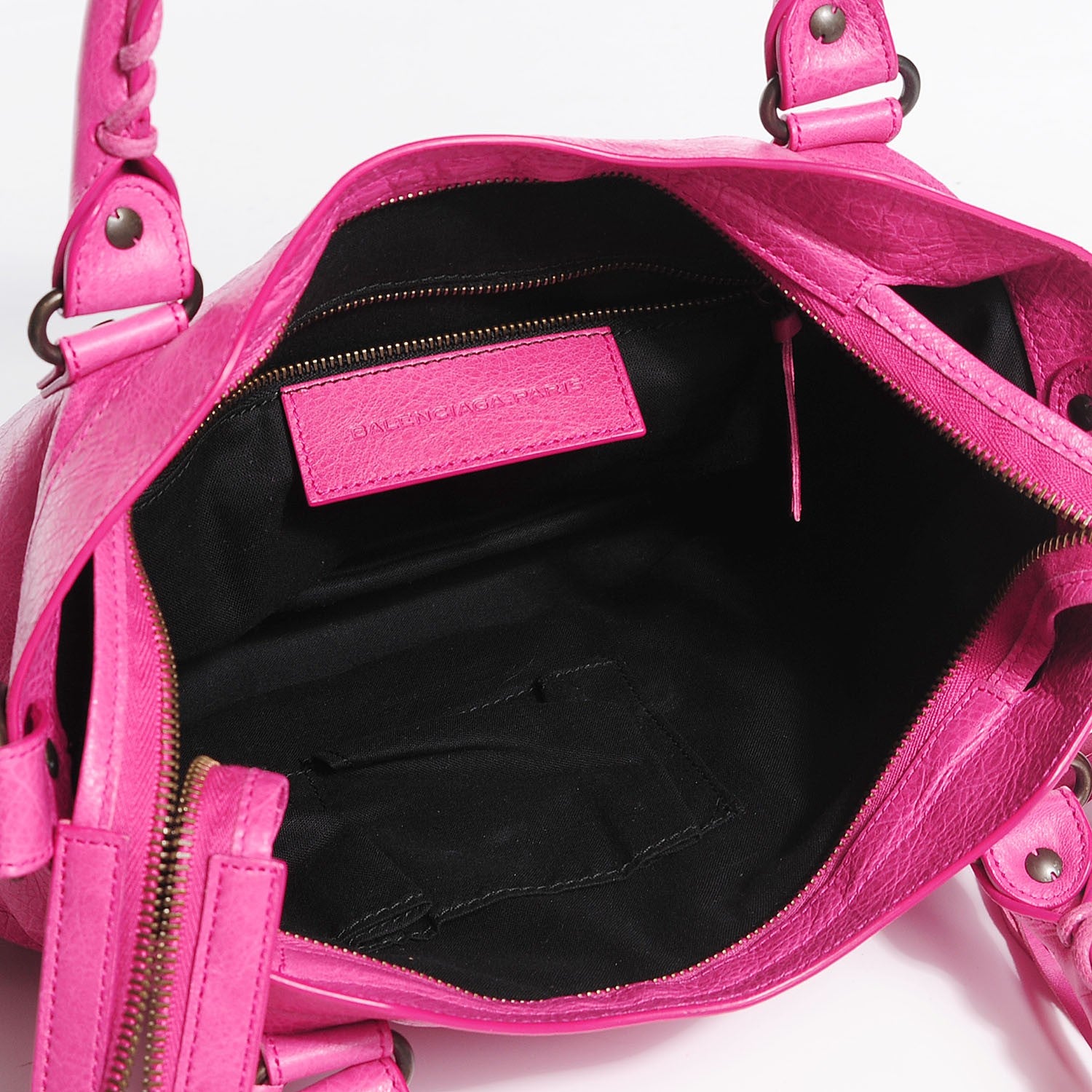 Balenciaga Agneau Classic Hardware Town Cyclamen Fucsia 5 of 15