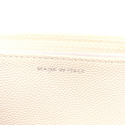 Chanel Caviar Quilted Boy Wallet On Chain WOC White 7 of 14