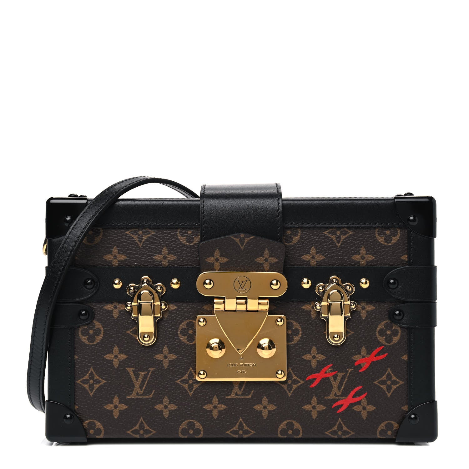 Louis Vuitton Monogram Petite Malle Black 1 of 5