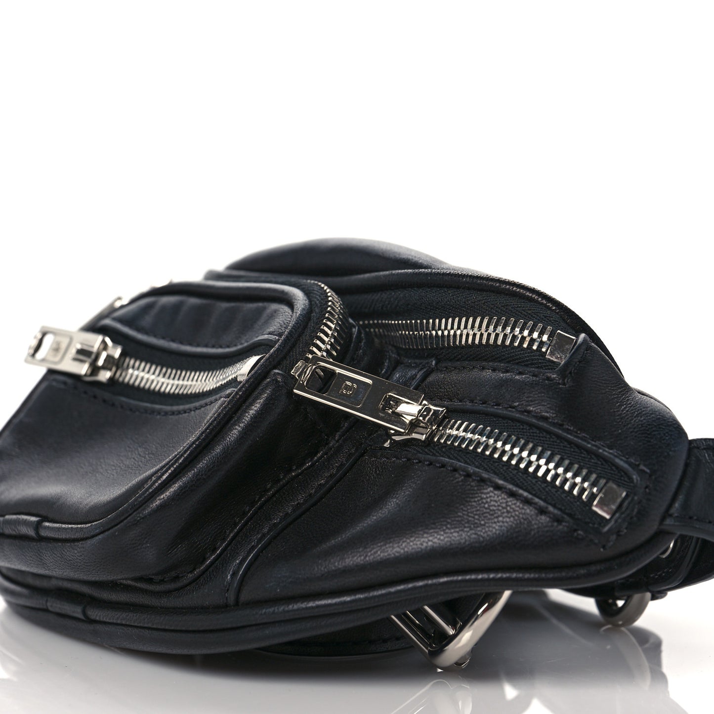 Lambskin Mini Attica Belt Bag Black