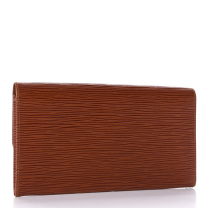 Louis Vuitton Epi Sarah Wallet Kenyan Fawn 3 of 9