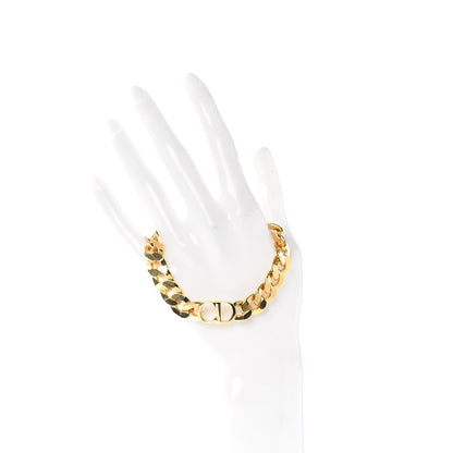 Christian Dior Metal Danseuse Etoile Chain Bracelet Gold 2 of 4