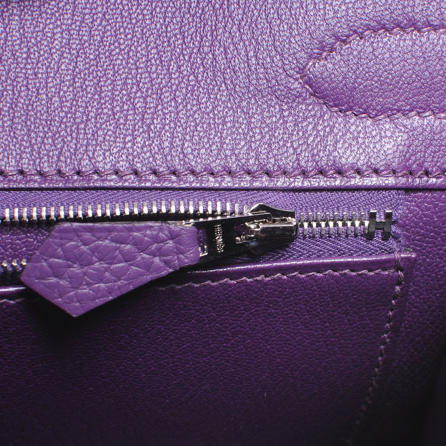 Taurillon Clemence Birkin 30 Ultraviolet