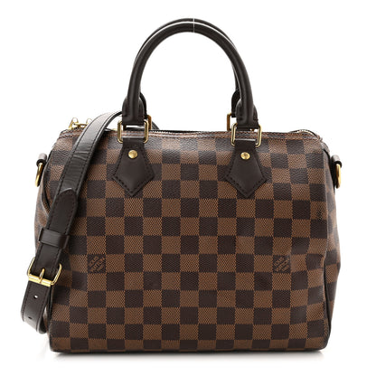 Louis Vuitton Damier Ebene Speedy Bandouliere 25 1 of 10