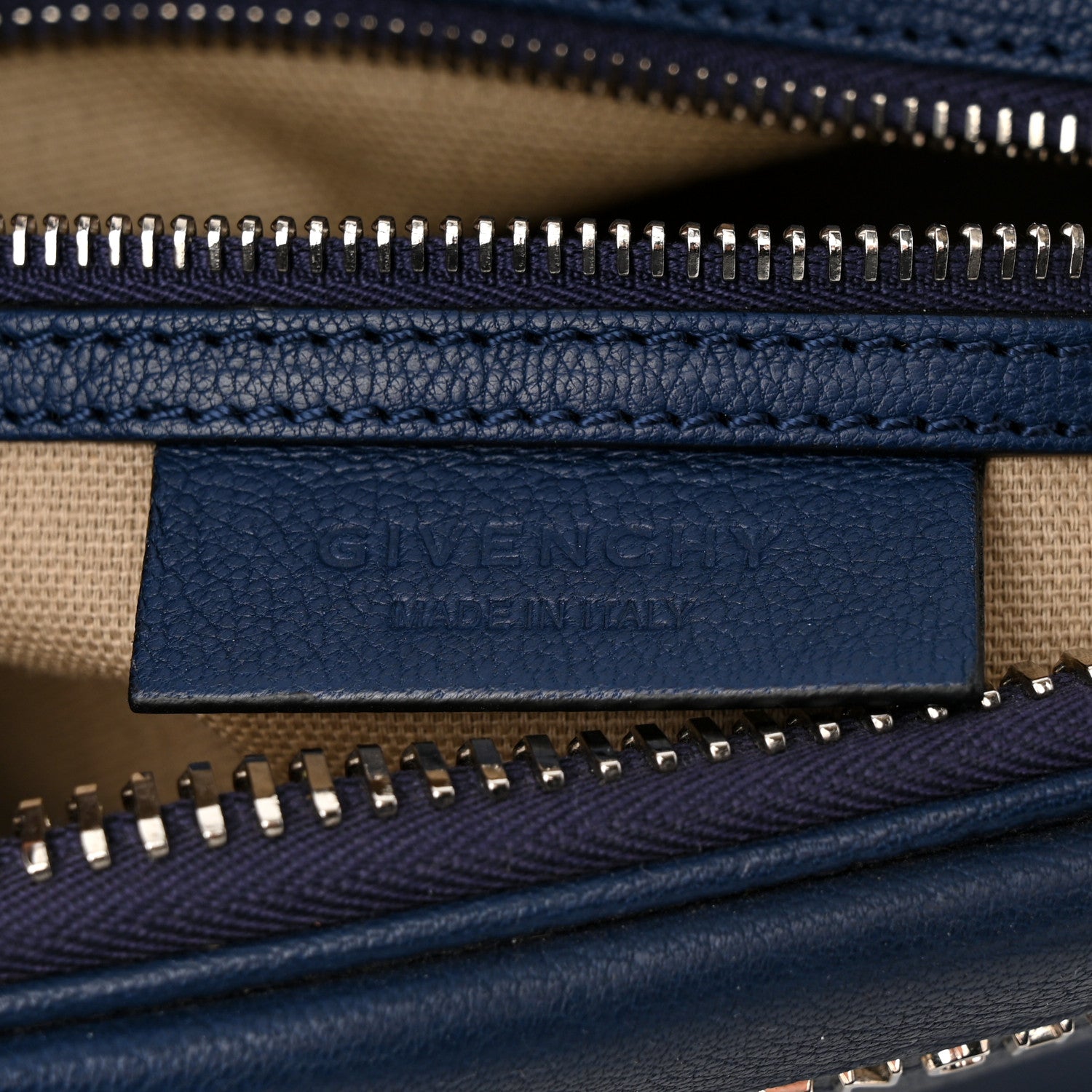 Givenchy Sugar Goatskin Small Antigona Navy 6 of 11