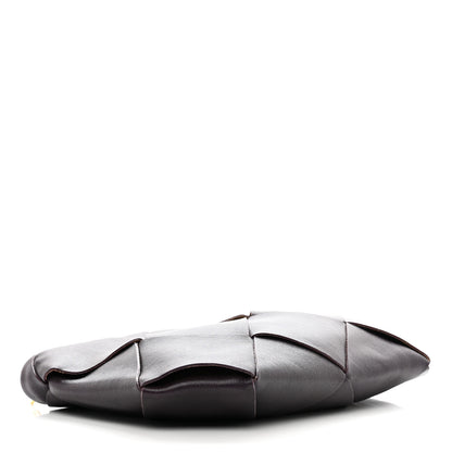 Bottega Veneta Calfskin Maxi Intrecciato Clutch Grape 4 of 6