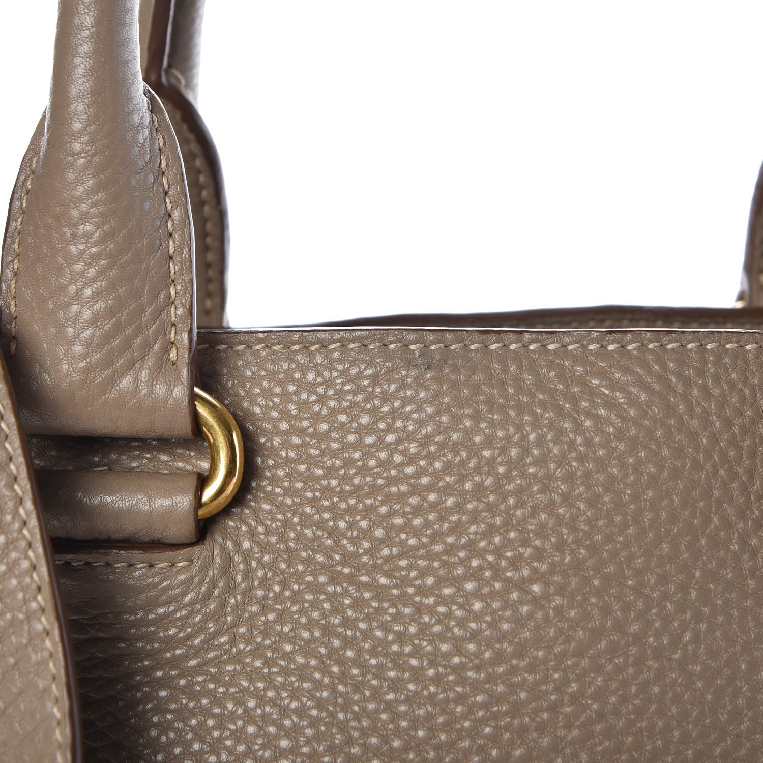 Prada Vitello Daino Shopping Tote Pomice 9 of 13