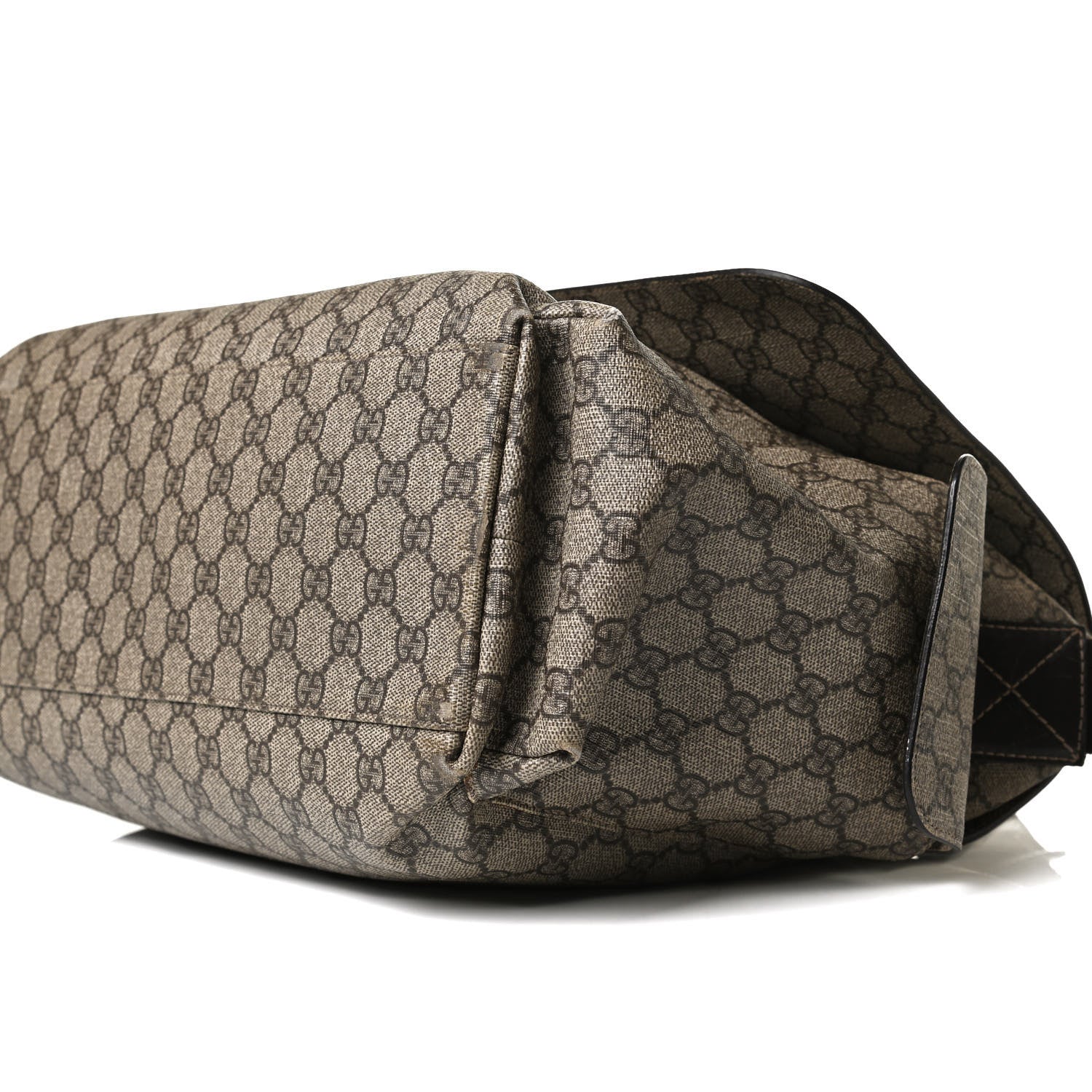 Gucci GG Plus Monogram Messenger Diaper Bag Dark Brown 11 of 17