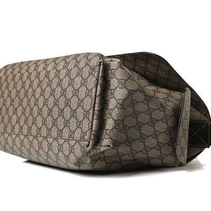 Gucci GG Plus Monogram Messenger Diaper Bag Dark Brown 11 of 17