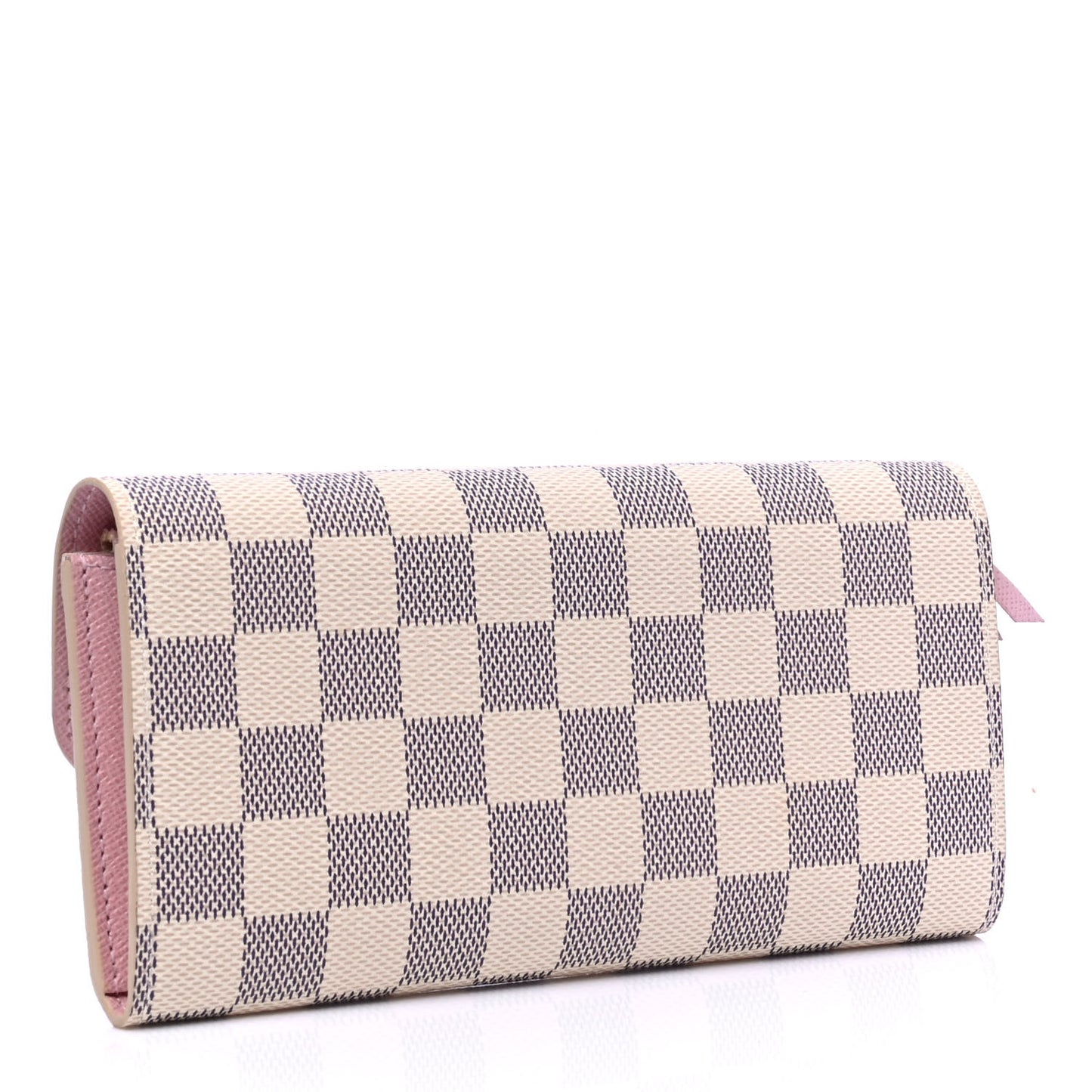 Damier Azur Emilie Wallet Rose Ballerine