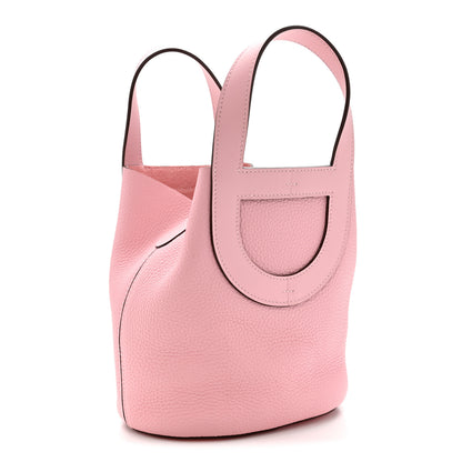 Hermes Taurillon Clemence Swift In-The-Loop 18 Bag Rose Sakura 3 of 11