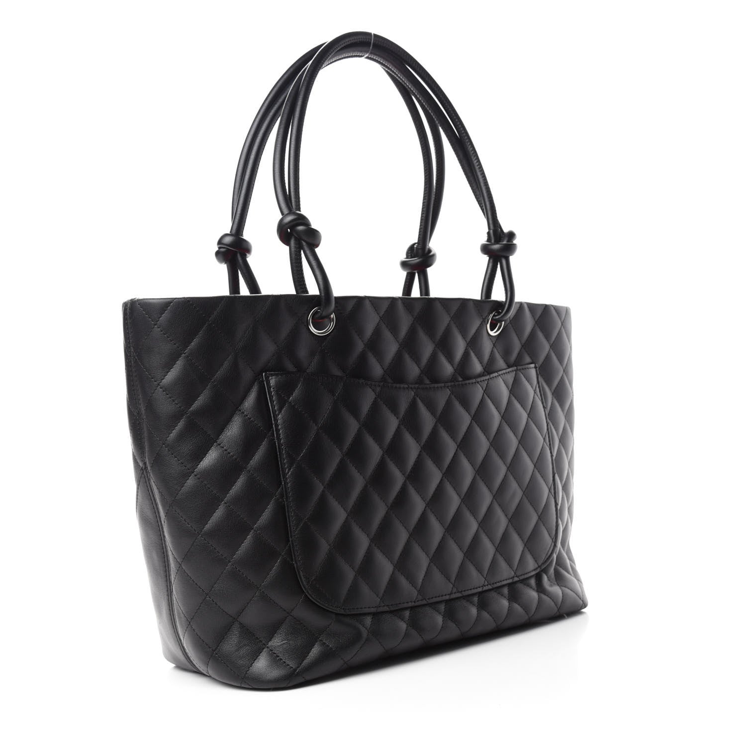 Chanel Calfskin Quilted Large Cambon Tote Black 3 of 10