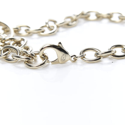 Chanel Metal Strass Crystal Chain Logo Belt Gold 3 of 4