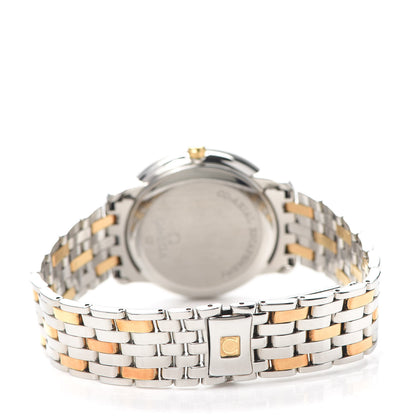 Omega Stainless Steel 18K Yellow Gold Diamond 36mm De Ville Automatic Watch Champagne 4374.15.00 3 of 6