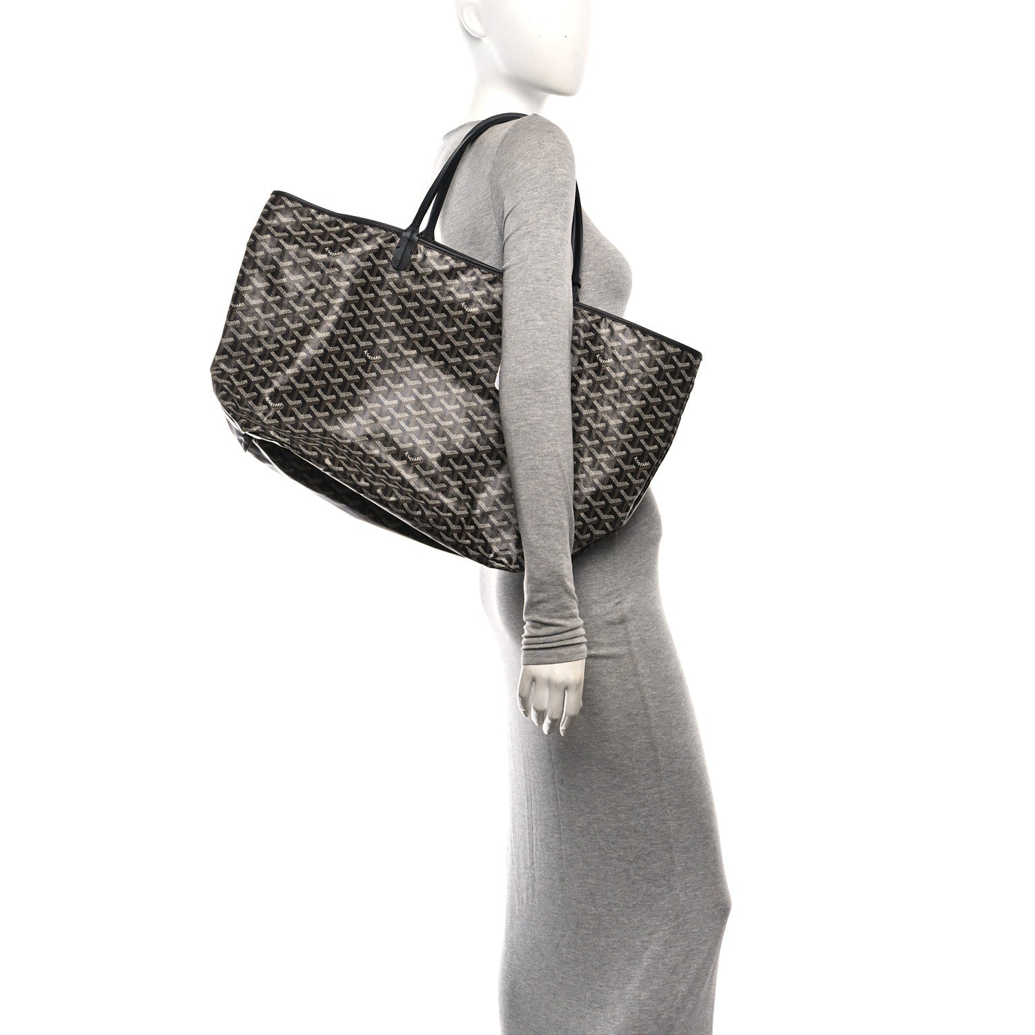 Goyard Goyardine Saint Louis GM Black 2 of 11