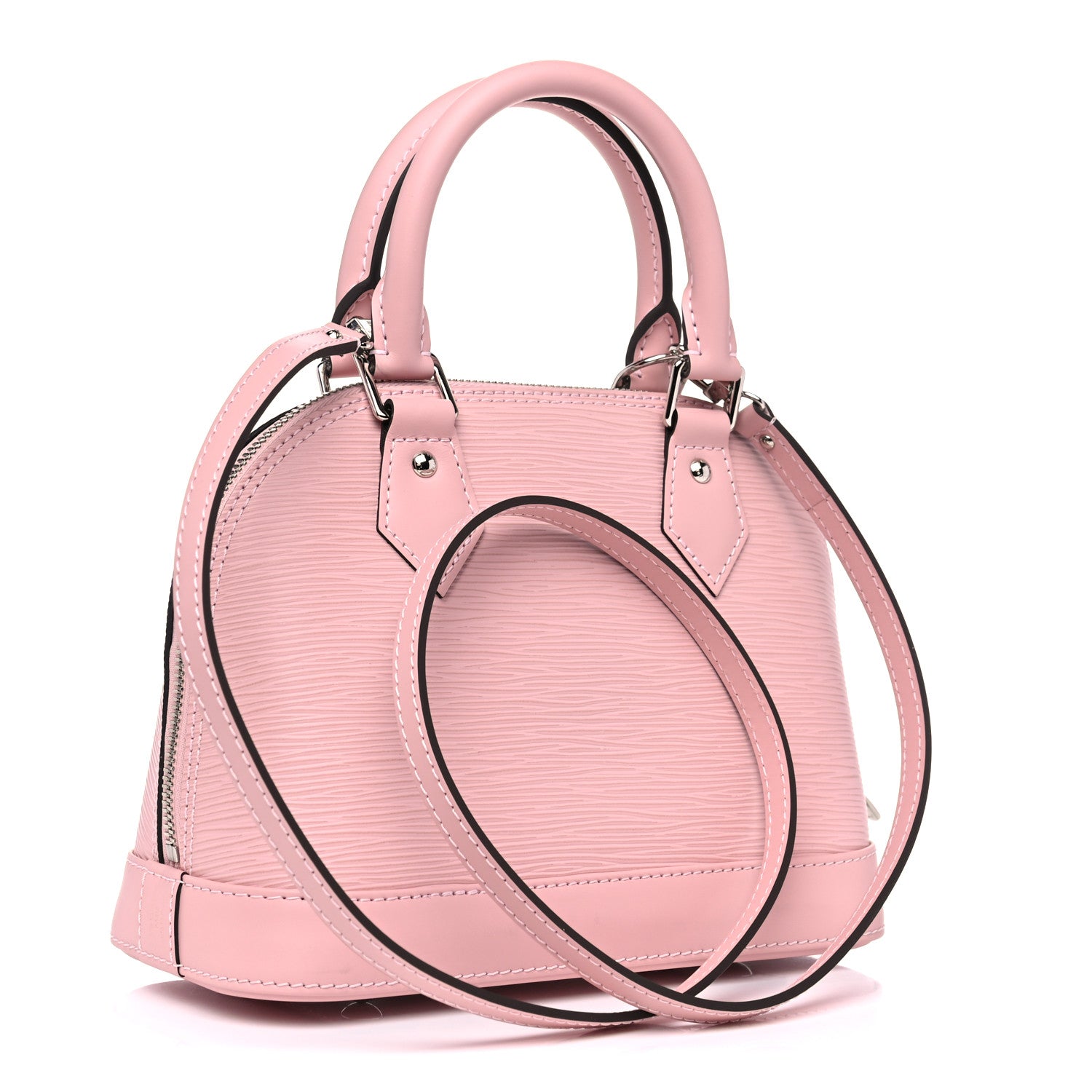 Louis Vuitton Epi Alma BB Rose Ballerine 3 of 12