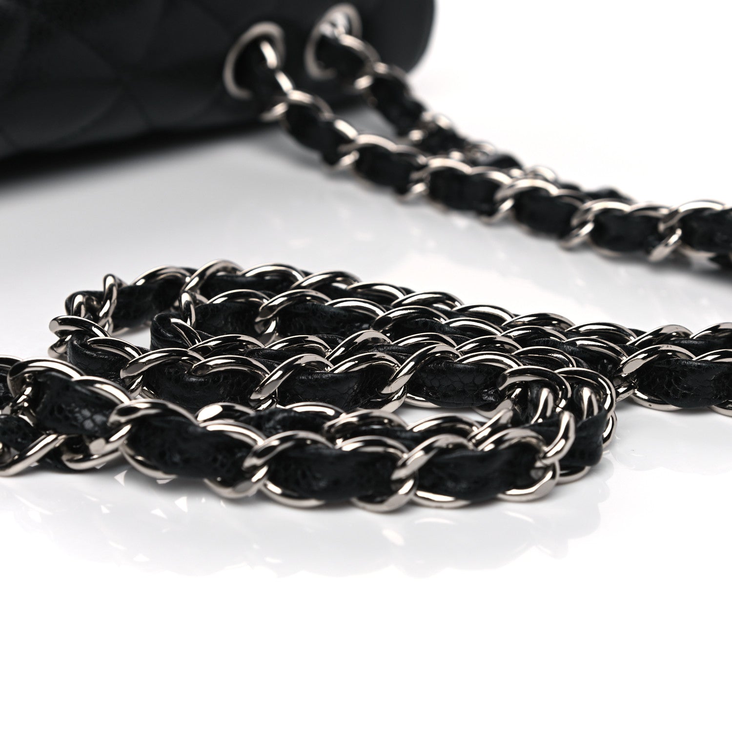Chanel Caviar Quilted Jumbo Single Flap Black 13 of 13