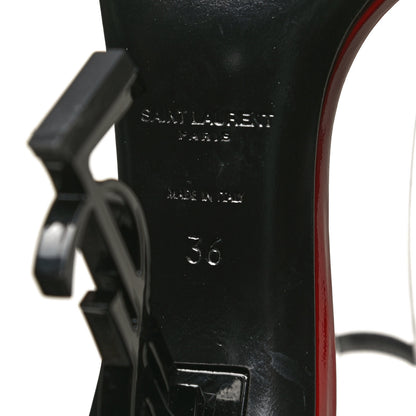 Saint Laurent Patent Opyum Sandals 36 Red 9 of 11