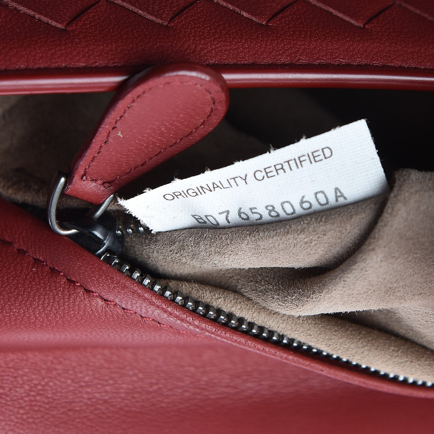 Bottega Veneta Nappa Intrecciato Alumna Bag China Red 10 of 16