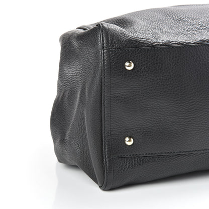 Gucci Pebbled Calfskin Large Soho Shoulder Bag Black 9 of 10