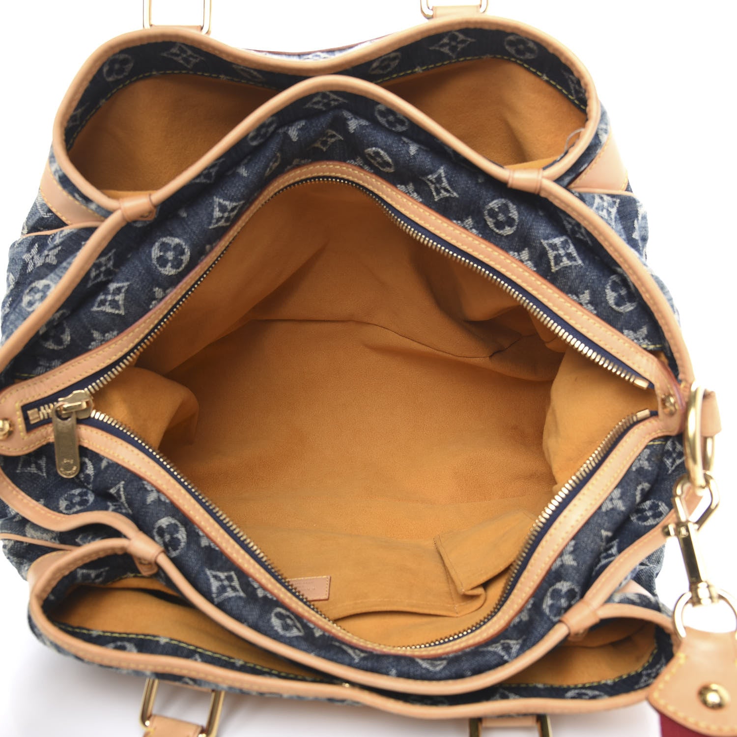 Louis Vuitton Denim Raye Cabas GM 6 of 17