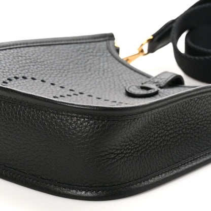 Hermes Taurillon Clemence Evelyne TPM Black 9 of 11
