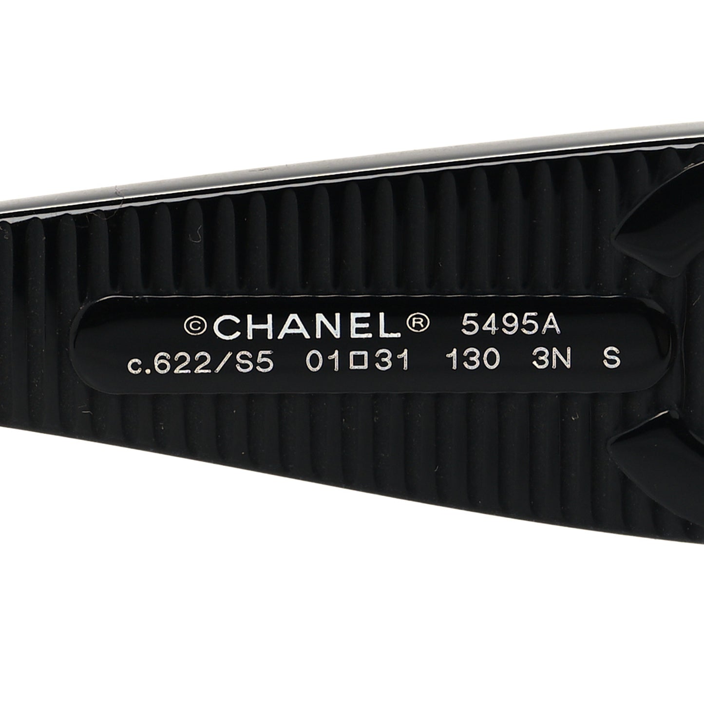 Acetate Shield Sunglasses 5495 Black