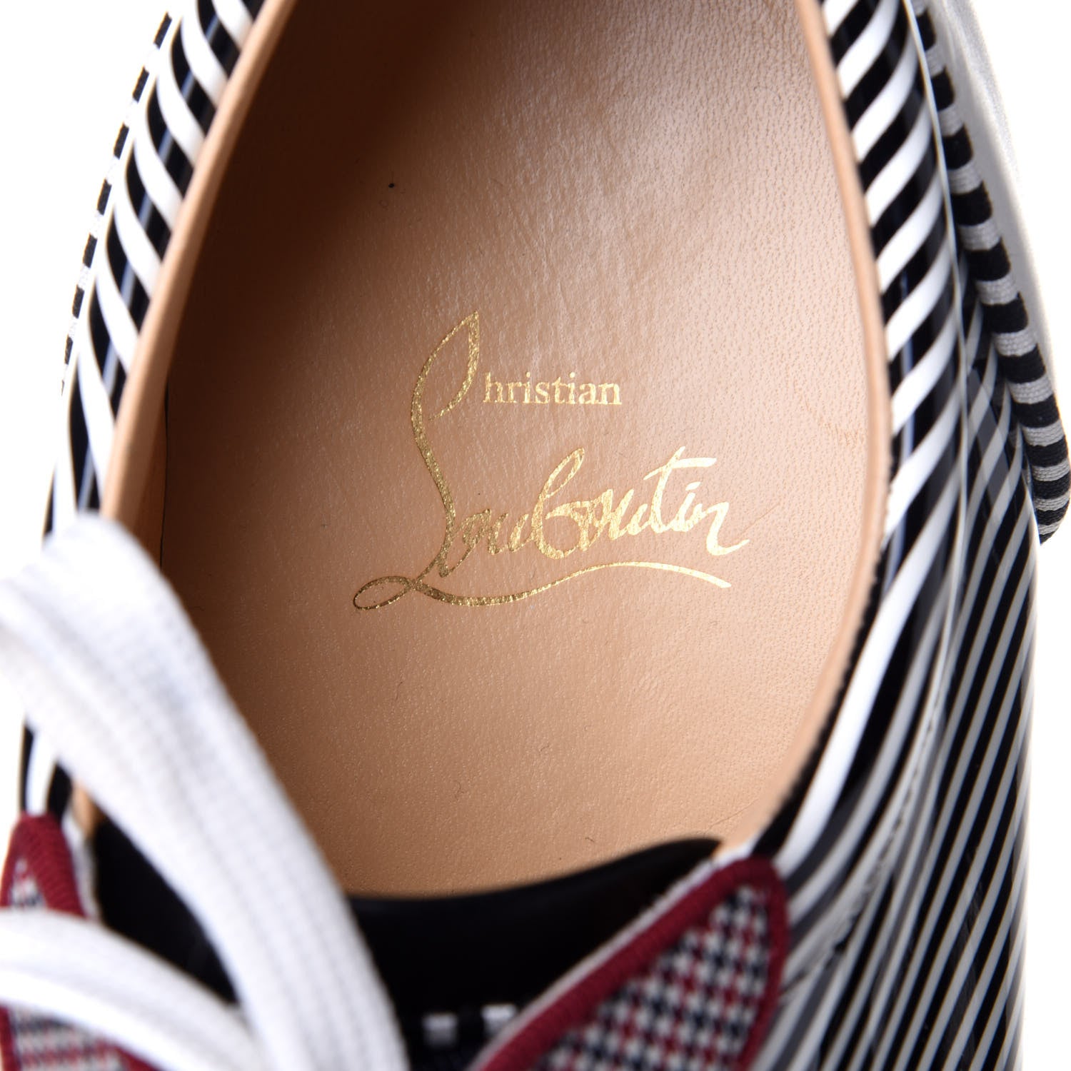 Christian Louboutin Denim Nappa Mens Louis Junior Spikes Orlato Flat Sneakers 42 Multicolor 9 of 11