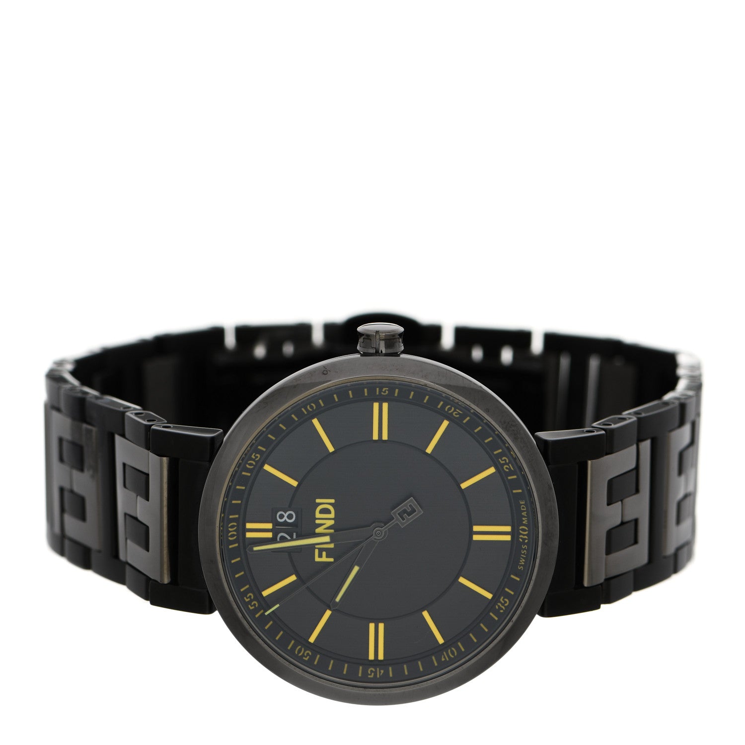 Fendi Stainless Steel 39mm Forever Fendi Quartz Watch Black 2 of 8