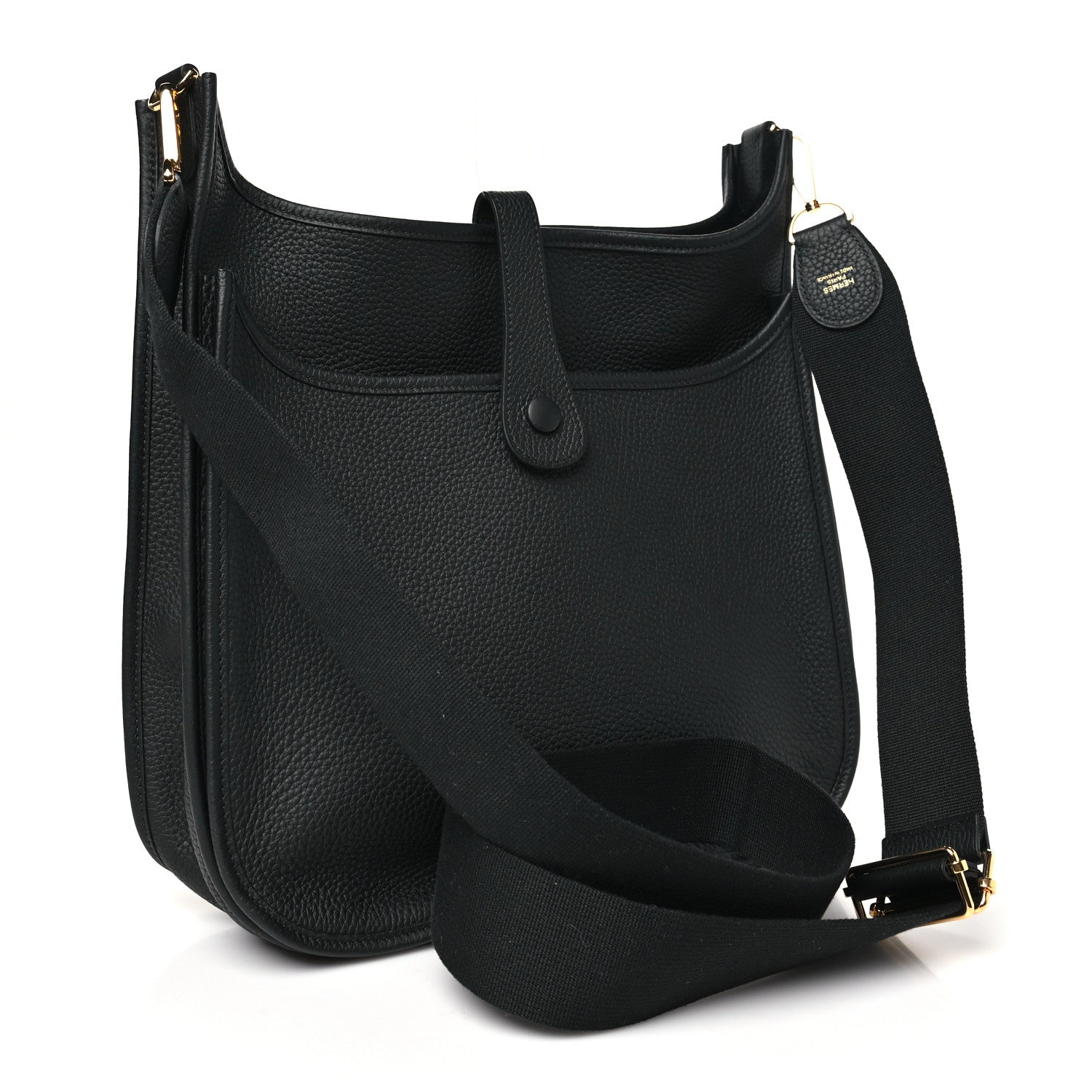 Hermes Taurillon Clemence Evelyne III GM Black 3 of 11