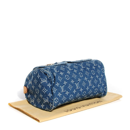 Louis Vuitton Monogram Denim Neo Speedy Blue 4 of 7