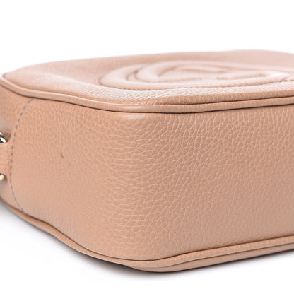 Gucci Pebbled Calfskin Small Soho Disco Bag Rose Beige 9 of 11