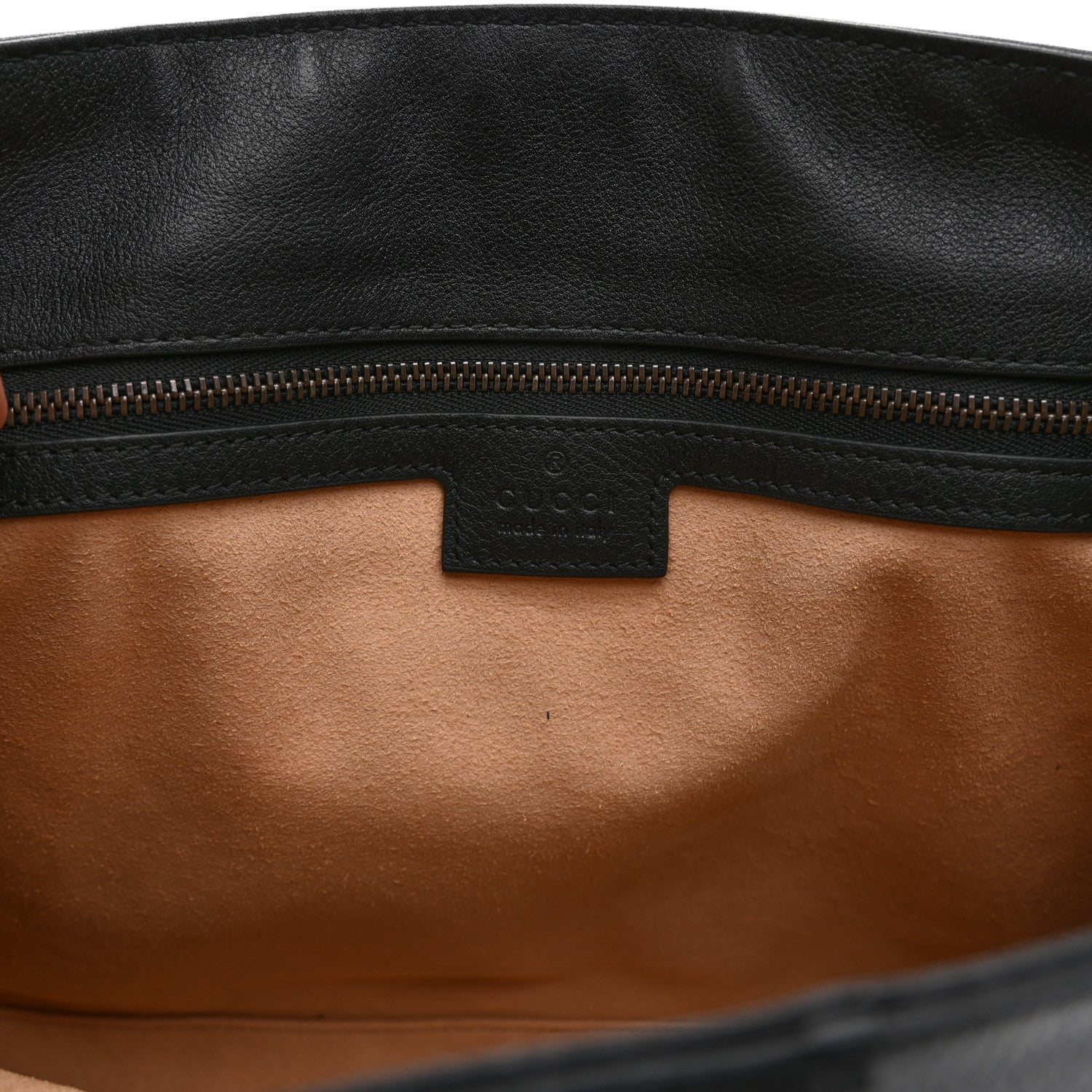 Gucci Softy Wonka Textured Dollar Calfskin Medium Diana Shoulder Bag Black 6 of 11