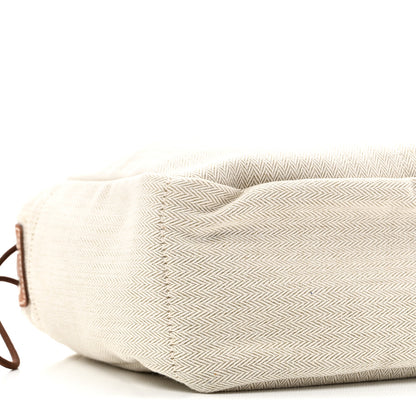 Hermes Canvas Barenia Fourbi 25 MM Pouch Naturel Fauve 9 of 10