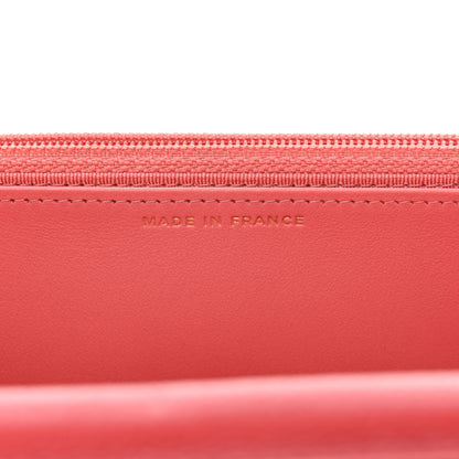 Chanel Caviar Quilted Wallet on Chain WOC Pink 7 of 11