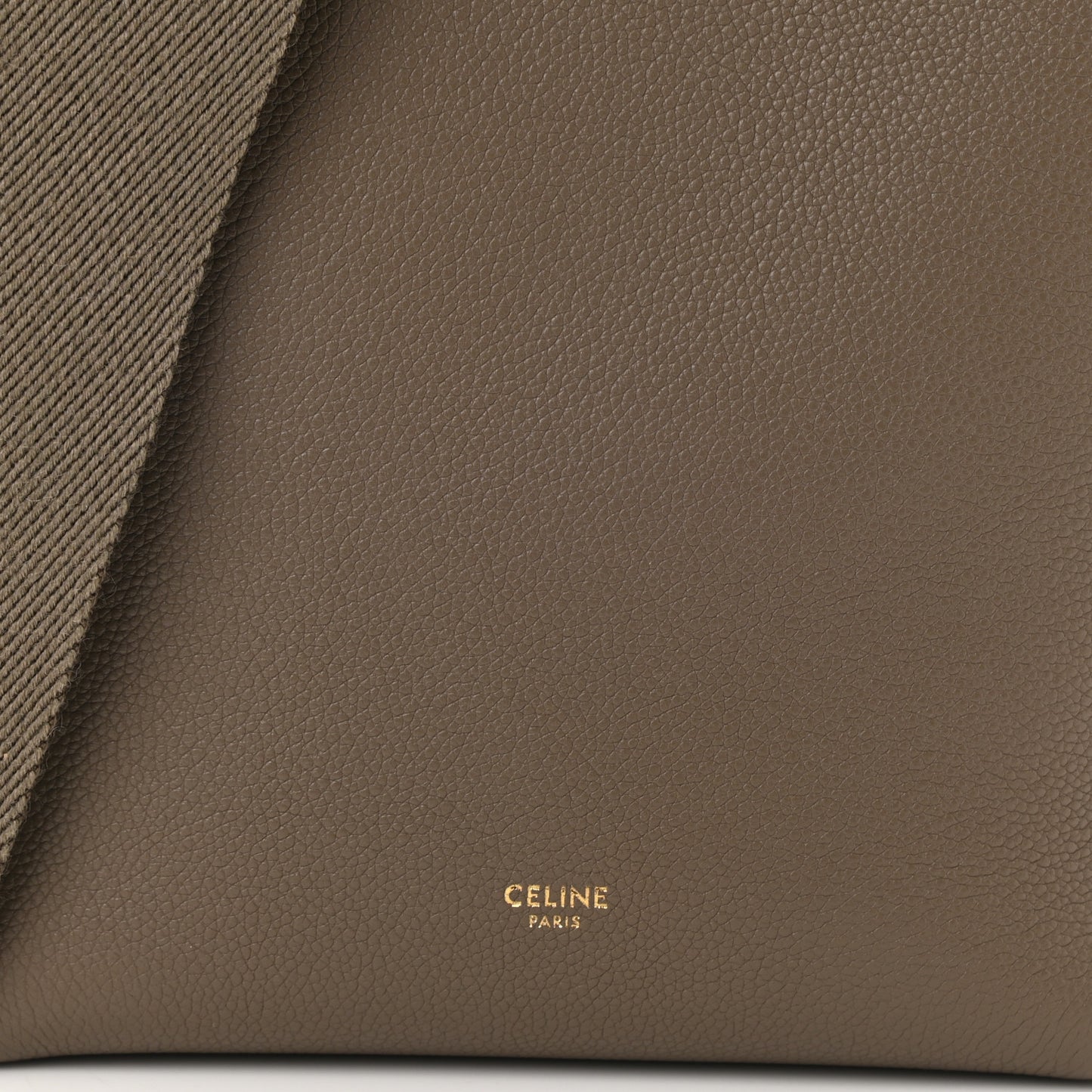 Soft Grained Calfskin Small Sangle Bucket Bag Taupe