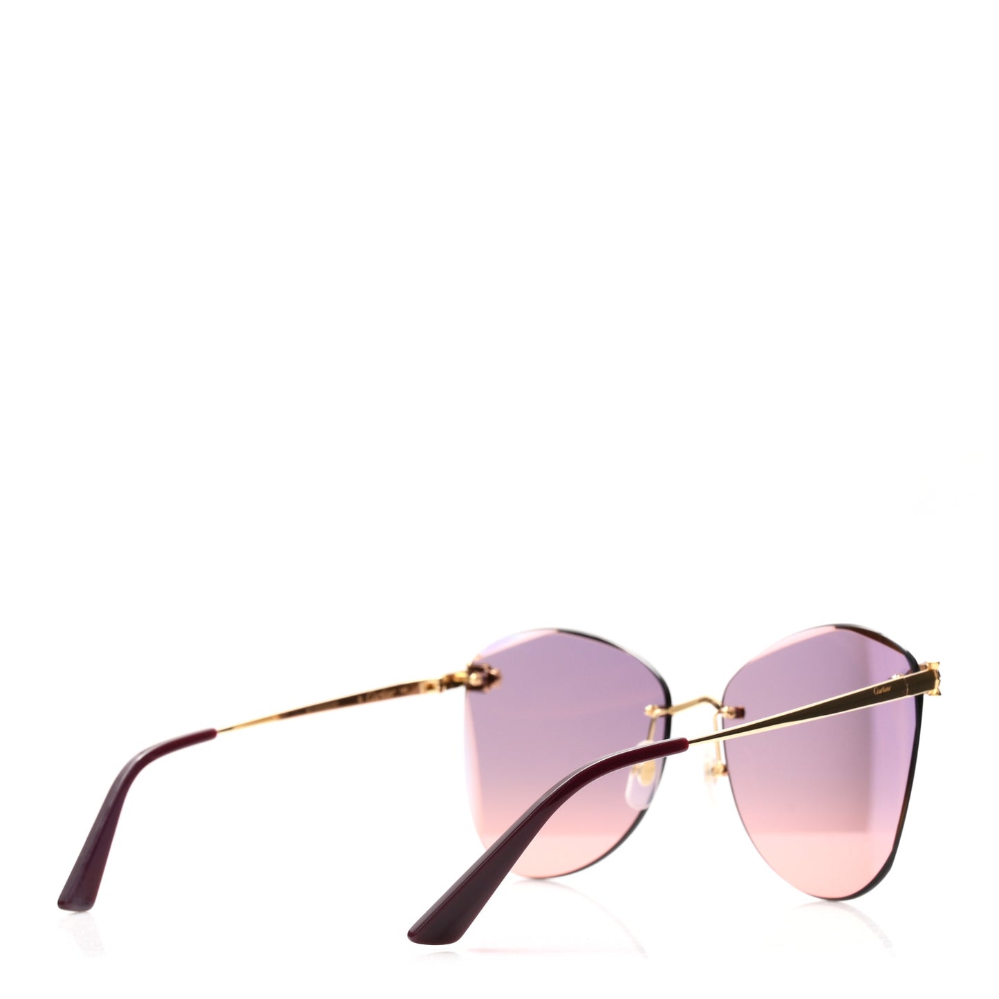 Panthere De Cartier Butterfly Sunglasses CT0398S Gold Pink