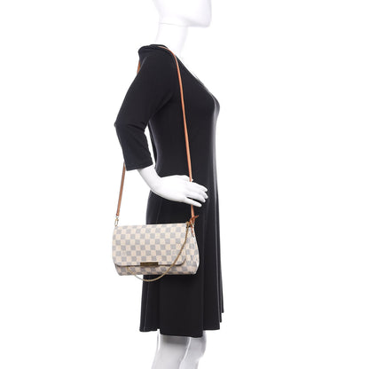 Louis Vuitton Damier Azur Favorite MM 2 of 11