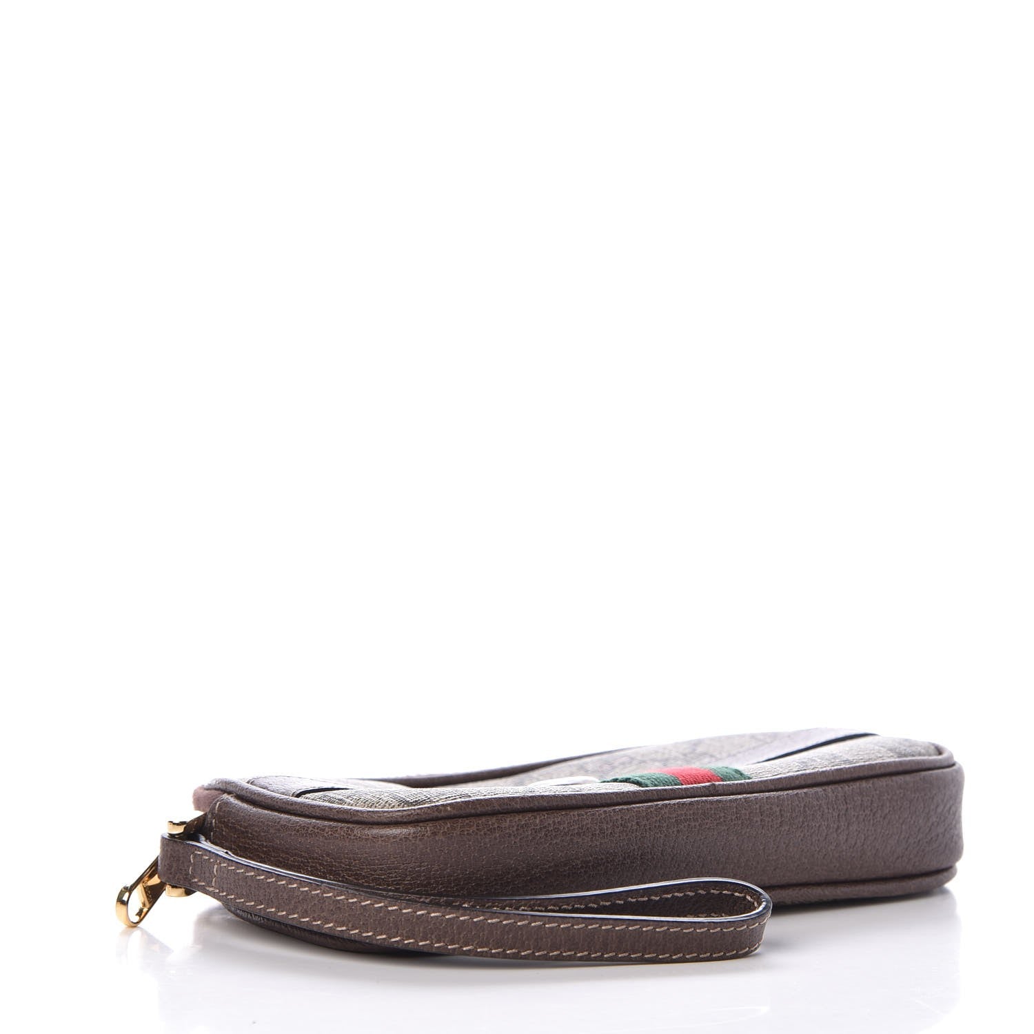 Gucci GG Supreme Monogram Ophidia Phone Case Wristlet Brown 4 of 7