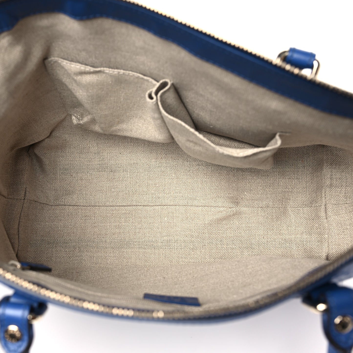 Soft Microguccissima Small Zippered Satchel Caspian