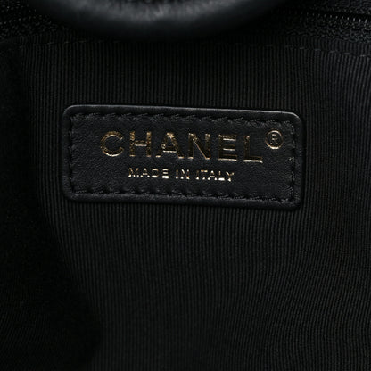 Chanel Tweed Medium Deauville Tote Black White Multicolor 5 of 9