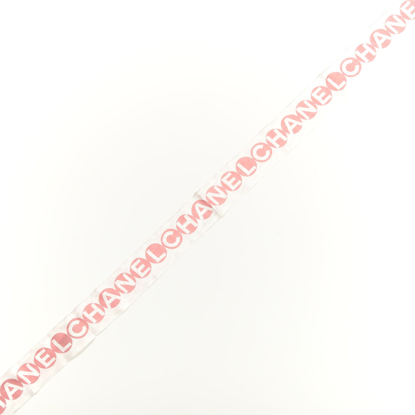 Silk CC Slim Bandeau Scarf Pink Grey