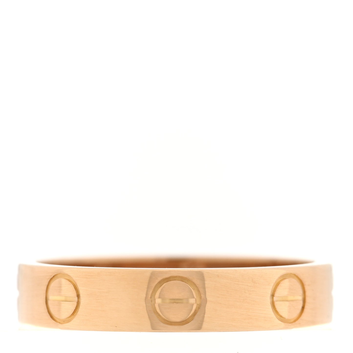 18K Yellow Gold 3.5mm LOVE Wedding Band Ring 50 5.25