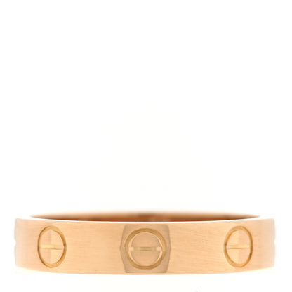 Cartier 18K Yellow Gold 3.5mm LOVE Wedding Band Ring 50 5.25 1 of 5